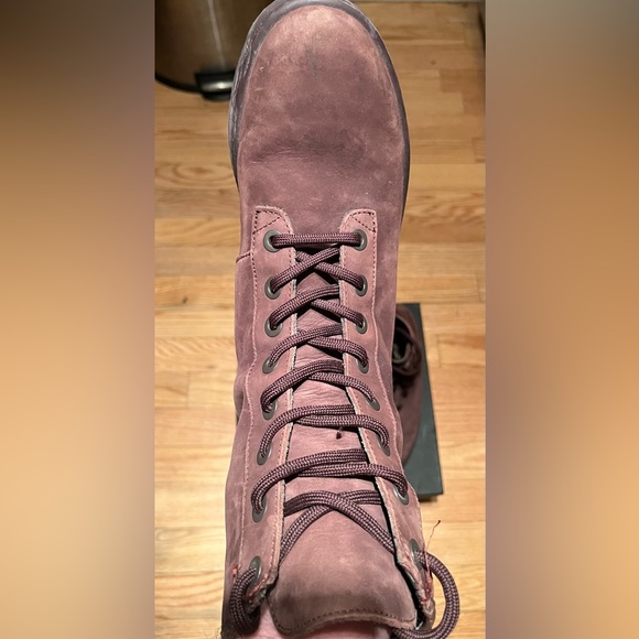 Yeezy Oxblood/Purple Nubuck Suede Combat Boot Season 6 Size 42 (8.5 Mens) - Picture 2 of 10